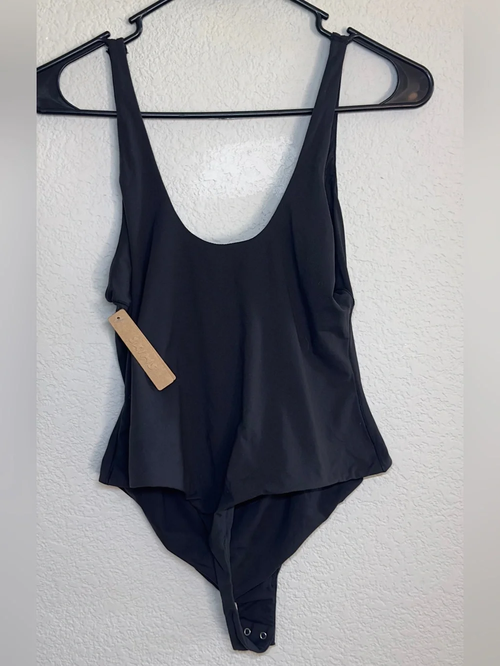 Skims Black Sleeveless Bodysuit